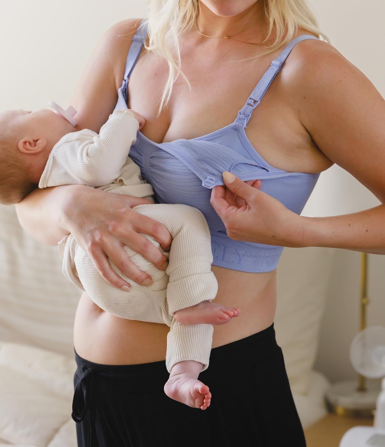 Kindred Bravely Sublime Pumping Bra Hands Free, Adjustable Pumping & Nursing Bra with EasyClip for All Breast Pumps - Image 2