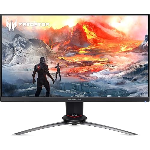 Acer Predator 27" UHD 3840 x 2160 IPS Gaming Monitor | AMD FreeSync Premium | 160Hz | Up to 0.5ms | HDR600 | Delta E<1 | TUV/Eyesafe | USB Type-C, DP 1.4 & 2 x HDMI 2.1 | XB273K LVbmiipruzx