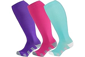 Wide Calf Compression Socks for Women & Men