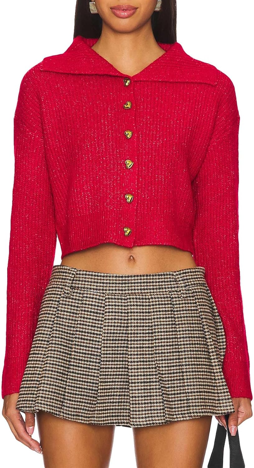 Women's Collared Button Down Sweater Cardigan Long Burkina Faso Ubuy