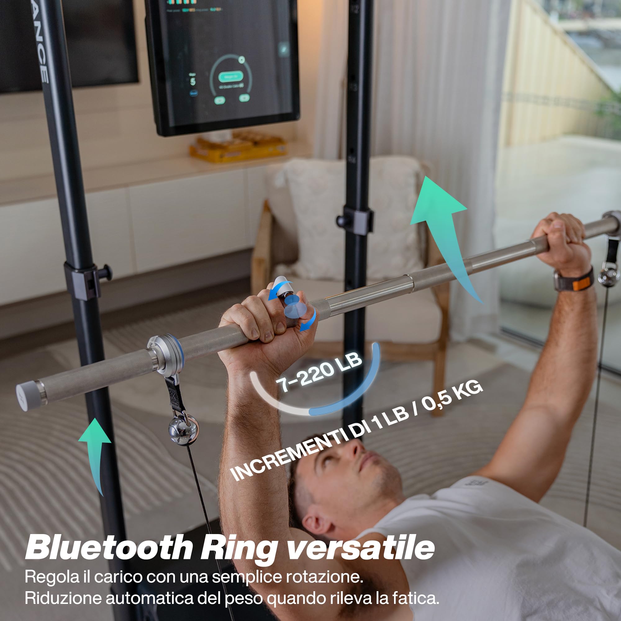 Speediance Stazione di allenamento intelligente all-in-one, dispositivo di allenamento di resistenza totale del corpo, macchina per l’allenamento della forza