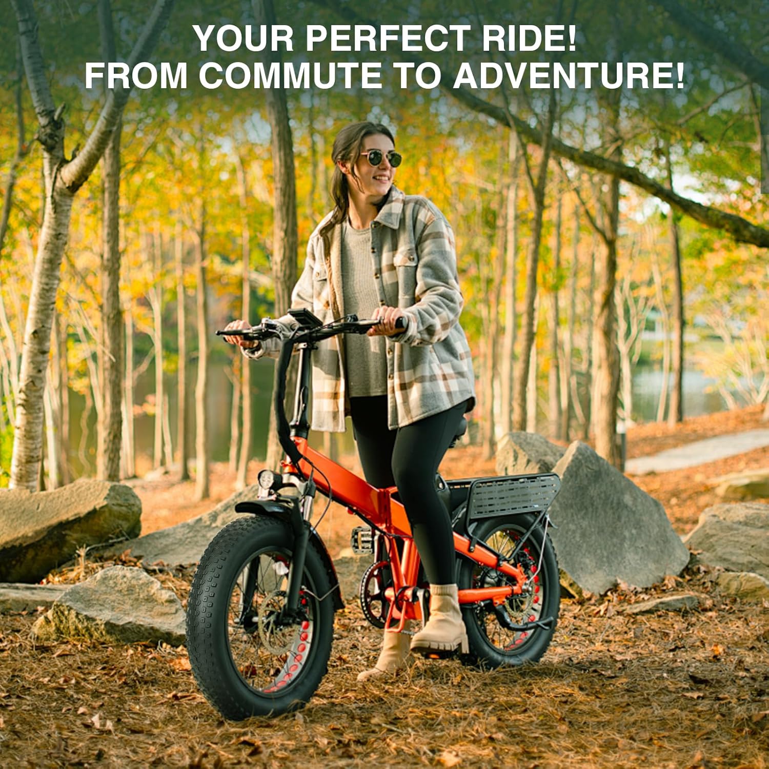 20x3.0(76-406) Electric Bike Tire 20 x 3 Fat eBike Tires 20 x 3 Bike Tires Heavy Duty High-Performance Wear-Resistant E-Bike Mountain Snow 20x3 Bicycle Tires，1/2 Tires 1/2 Tubes/ 2 Levers