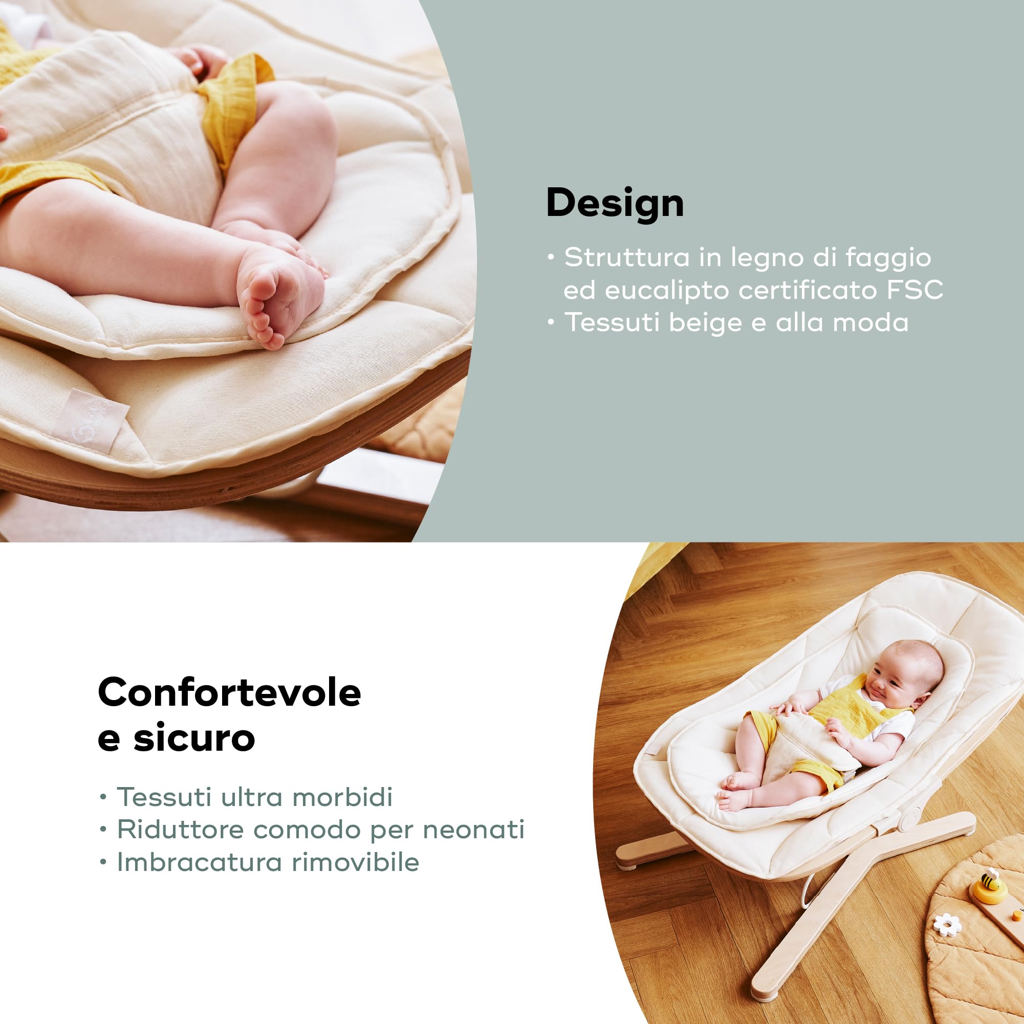 Babymoov Swoon Flow - Sdraietta per bambini