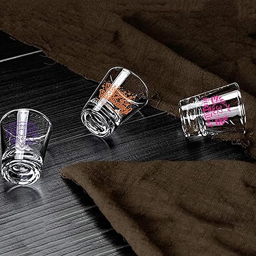 Miniatura 6 de Vasos de chupito personalizados de 1.4 onzas para invitados, vasos de chupito personalizados impresos para whisky para fiesta de cumpleaños,