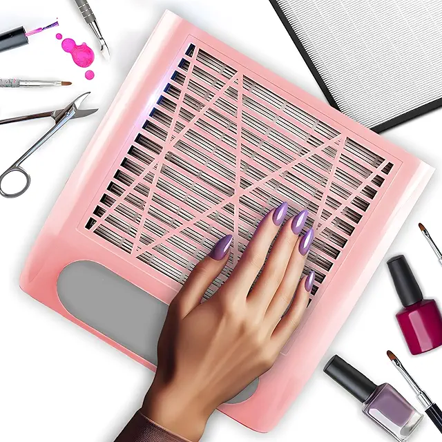 Professioneller Nagelstaubsauger 80W für Maniküre Salon & Zuhause - Staubabsaugung