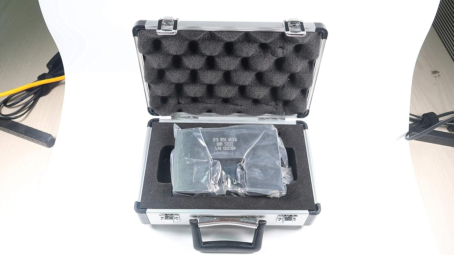 AWS-DS Sensitivity Distance Calibration Block UT Block 1018 Steel with Certificate