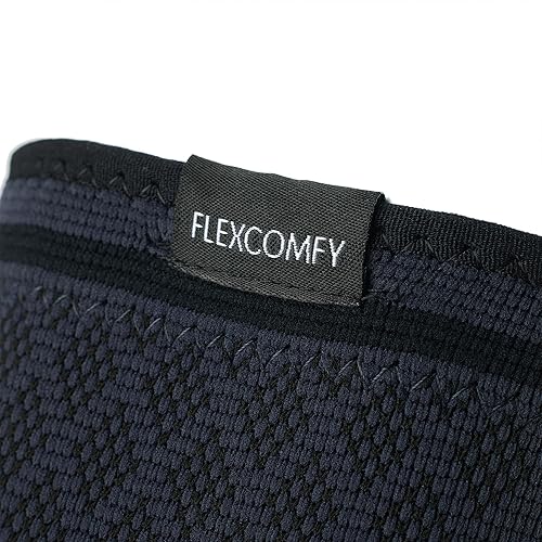 Miniatura 5 de Rodilleras para dolor de rodilla, manga de compresión de rodilla para hombres y mujeres, paquete de 2 rodilleras, soporte de rodilla para correr,