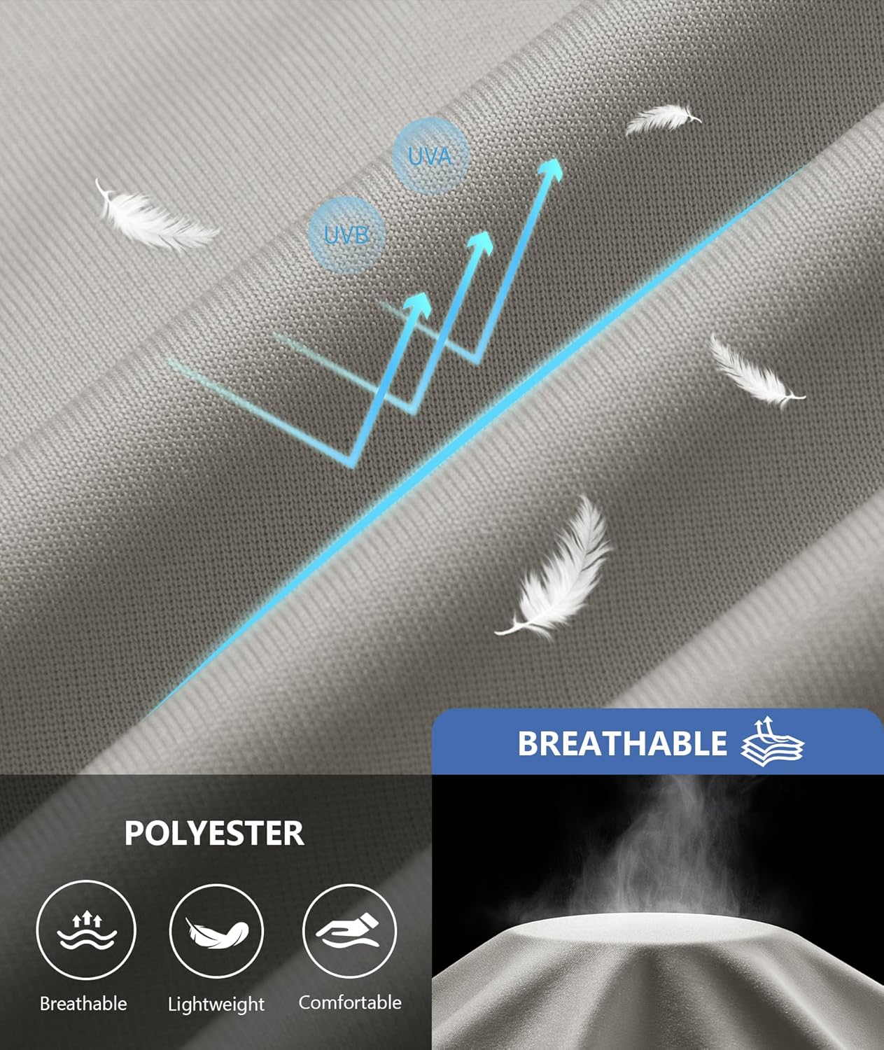 Little Beauty 5 Pack Mens Tank Tops UPF 50+ Sleeveless Muscle Shirts Lightweight Active Workout Gym Tops - Image 4