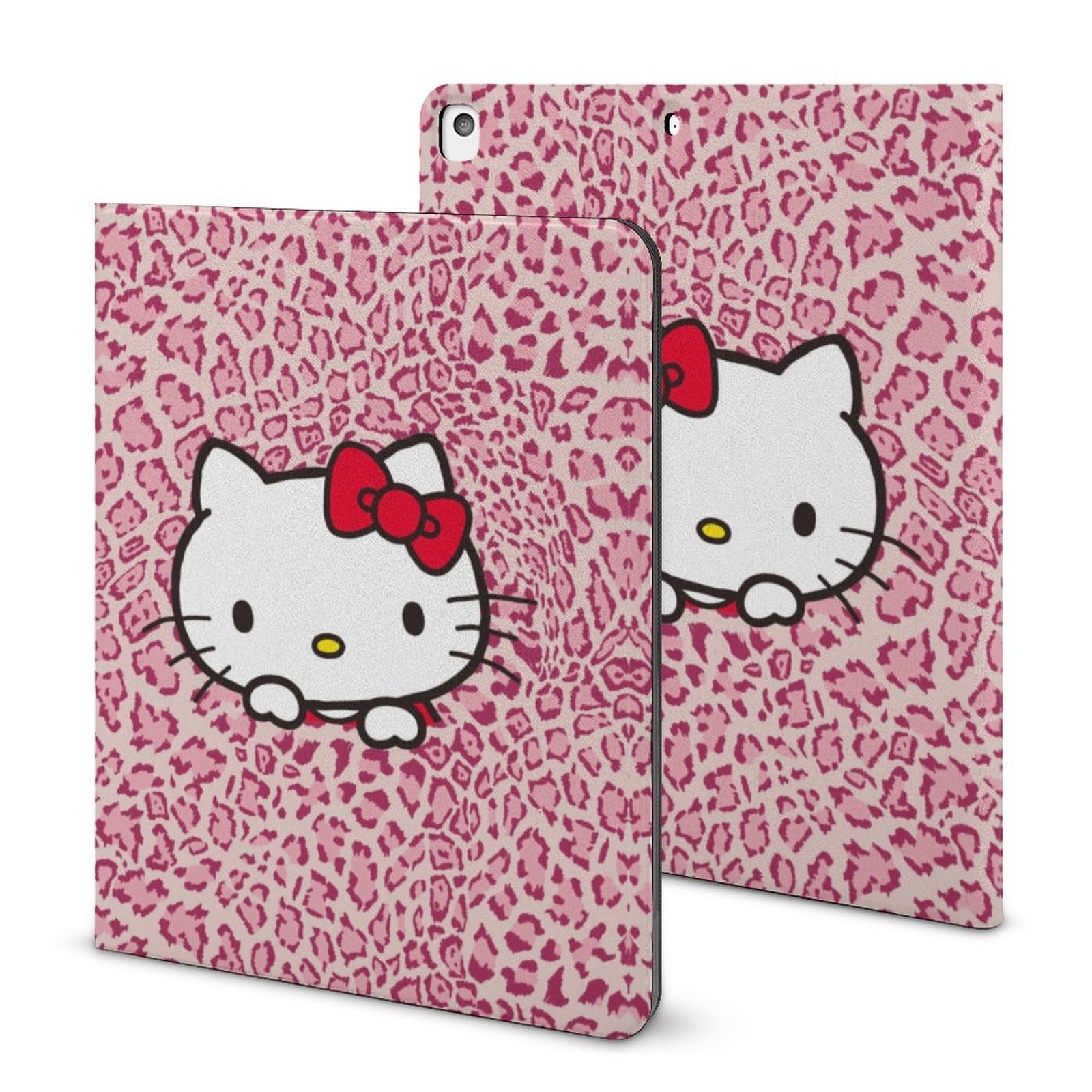 Amazon.co.jp: ハローキティ ピンクのヒョウ柄 iPad 9/8/7