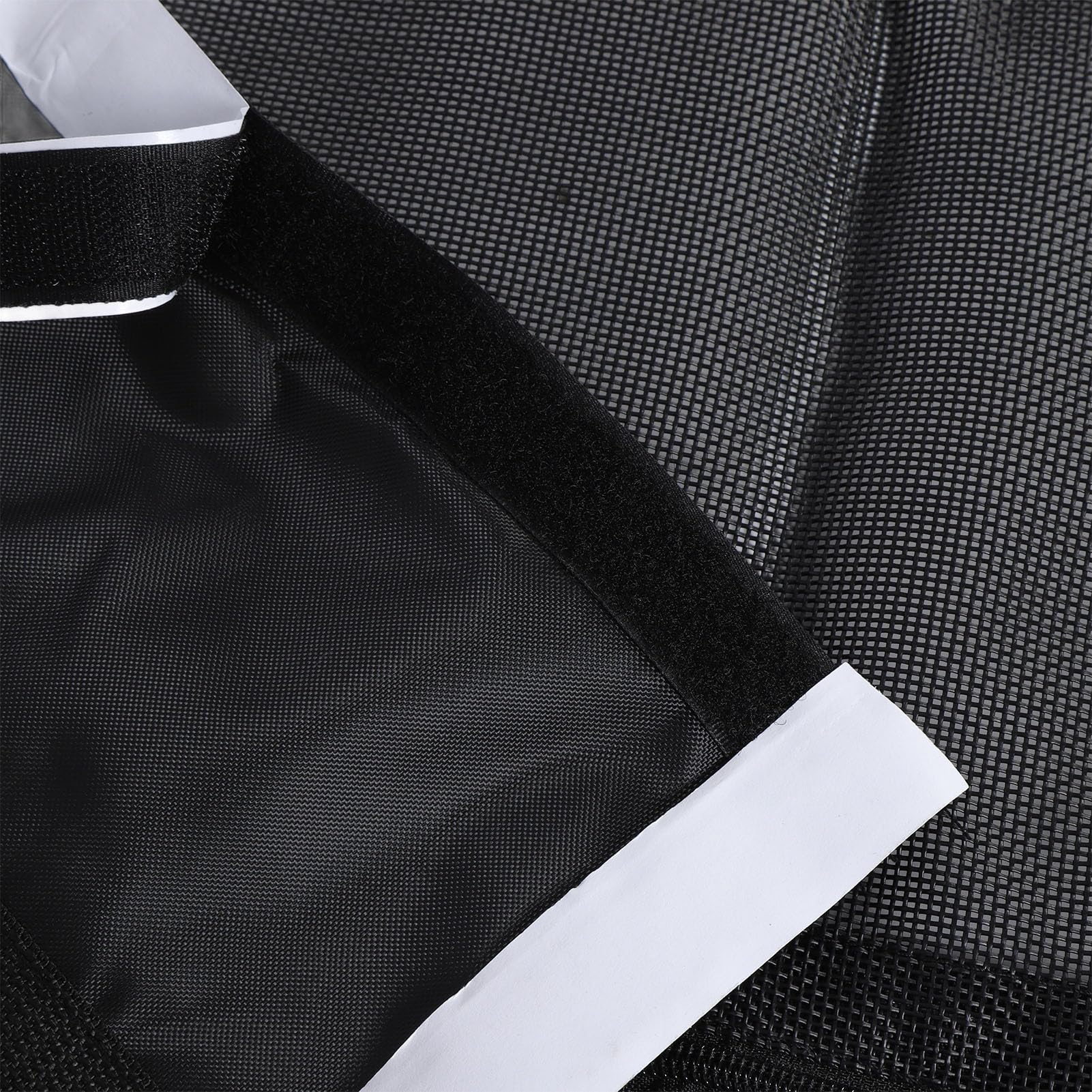 Luqeeg Moustiquaire Magnétique Pliable en Tissu maillé Respirant pour Fourgonnette, Fermeture éclair 420 DPA, Idéale pour Les Portes Coulissantes de Fourgonnettes, Le Camping et Les