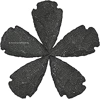 Vista 36 de Amazing Gemstone Punta de flecha de cuarzo Aura de Titanio, cristal y piedra curativa, cabeza de flecha de roca pedernal – 2 a 3 puntas de flecha