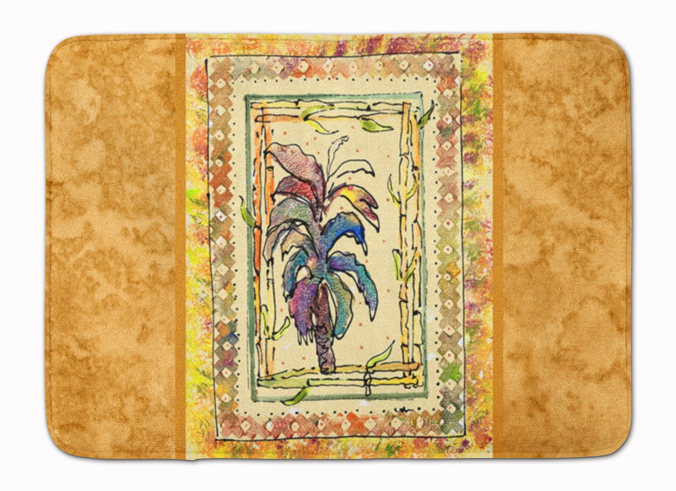 Tapis de sol Palmier pour protéger le sol de la cuisine avec style