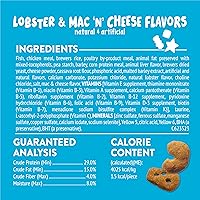 Vista 7 de Purina Friskies Made in USA Facilities - Golosinas para gatos, mezcla de langosta y queso Mac 'N' - (10) bolsas de 2.1 onzas
