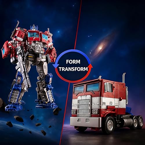 Miniatura 5 de Juguete robot transformador, figura de acción de auto deformante con armas, cumpleaños perfecto para niños y niñas de 6 años, fácil de transformar