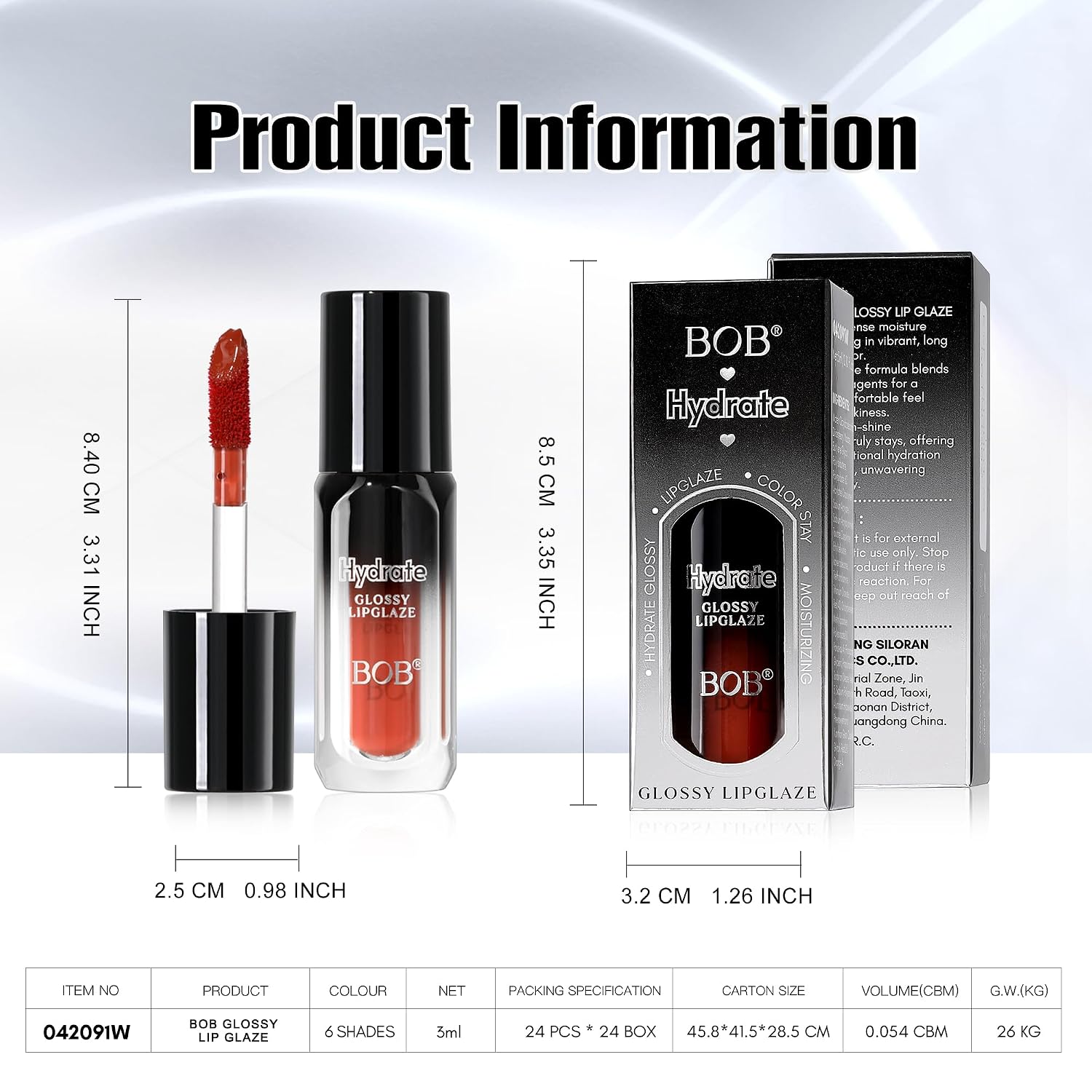 Glossy Lip Glaze Hydrating Lip Gloss Set Long Lasting High Shine Liquid Lipstick Non Sticky Moisturizing Lip Tint,