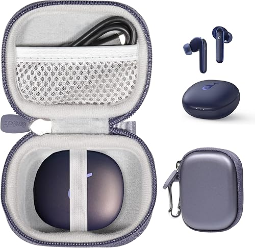 Miniatura 6 de CaseSack Funda para auriculares Soundcore by Anker Life P3 con cancelación de ruido (azul cielo)