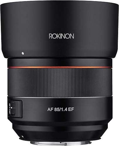 Miniatura 2 de Rokinon Lente AF 3.346 in F1.4 para Canon EF Mount, Negro (IO85AF-C)