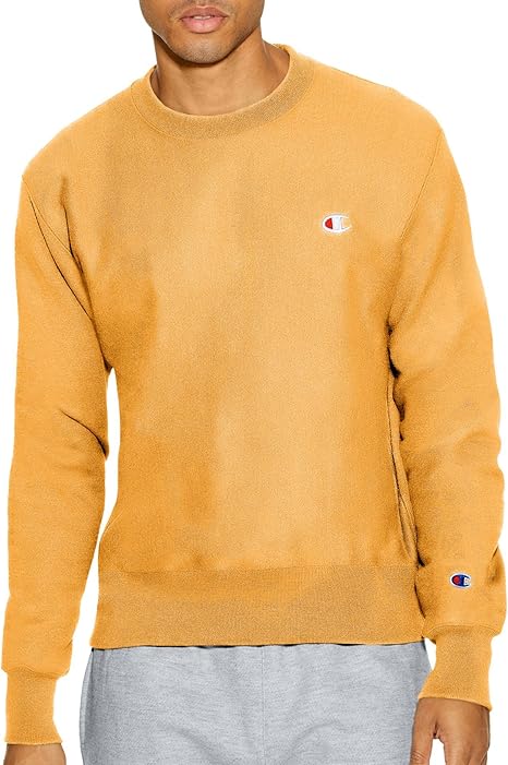 Champion Men's Sweatshirt, Reverse Weave, Fleece Crewneck Sweatshirt, Heavyweight Sweatshirts