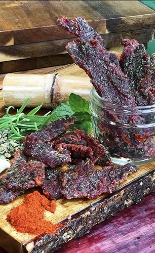 Carne seca de ternera de caramelo de carnívoro paquete de tres (tres bolsas de 3 onzas) Carne Asada como se ve en Shark Tank