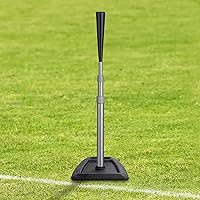 Adjustable Baseball Batting Tee 24-45" Height Rubber Top Heavy Duty Metal Base for Kids Youth Adults Softball Training