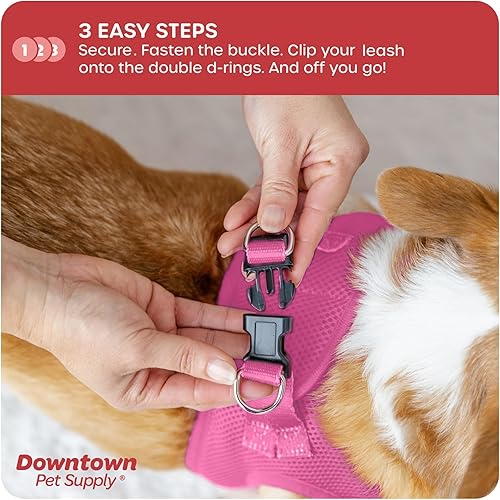 Miniatura 5 de Downtown Pet Supply - Arnés ajustable para perro con chaleco acolchado, sin tirones, fácil de poner, para perros pequeños, medianos y grandes