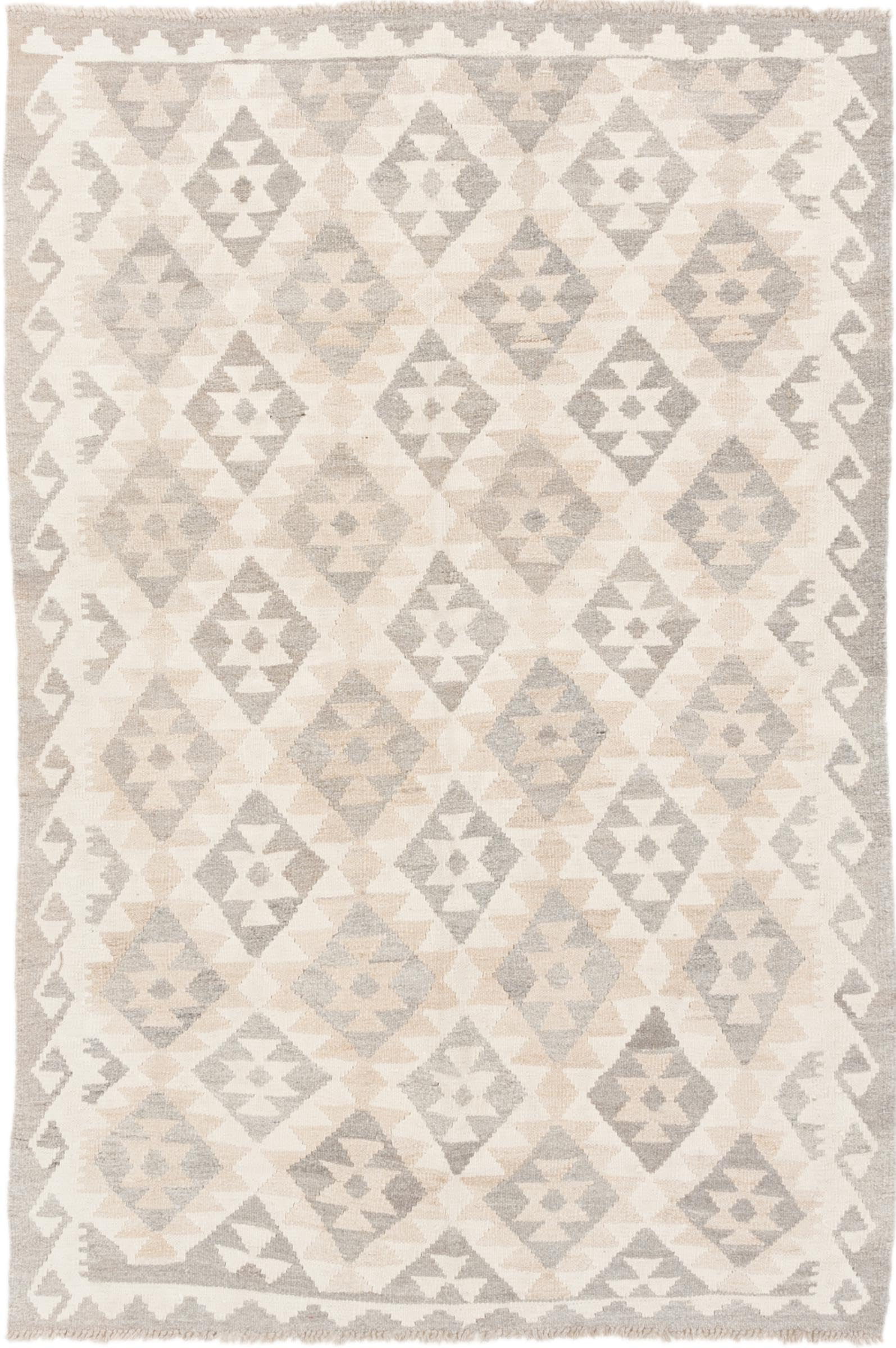 Tapis en laine Kilim Afghan Heritage tissé main 120x182 authentique