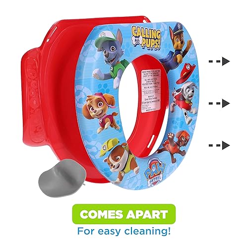 Miniatura 3 de Nickelodeon PAW Patrol "Calling All Pups" - Asiento suave para orinal y entrenamiento, cojín, entrenamiento de bebé, seguro, fácil de limpiar