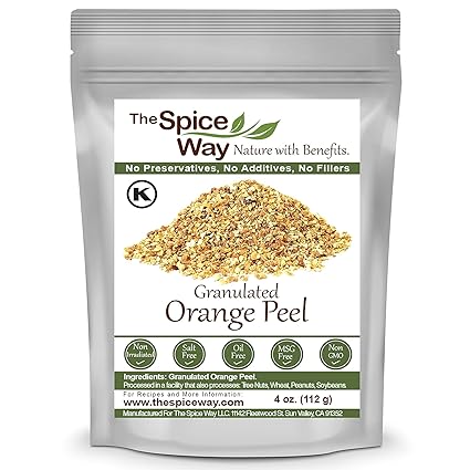 The Spice Way Orange Peel - Granules (4 oz) without