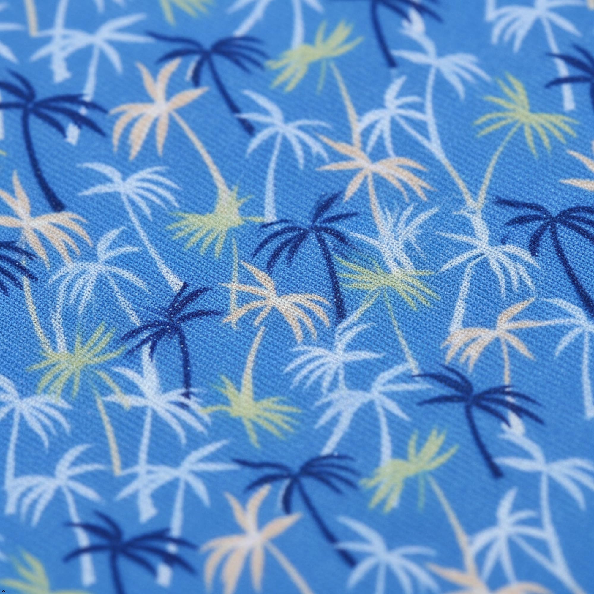 Tente de Plage Parasol, Motif Palmier Bleu, 210x200x160 cm, abri Solaire pour 3–4 Personnes