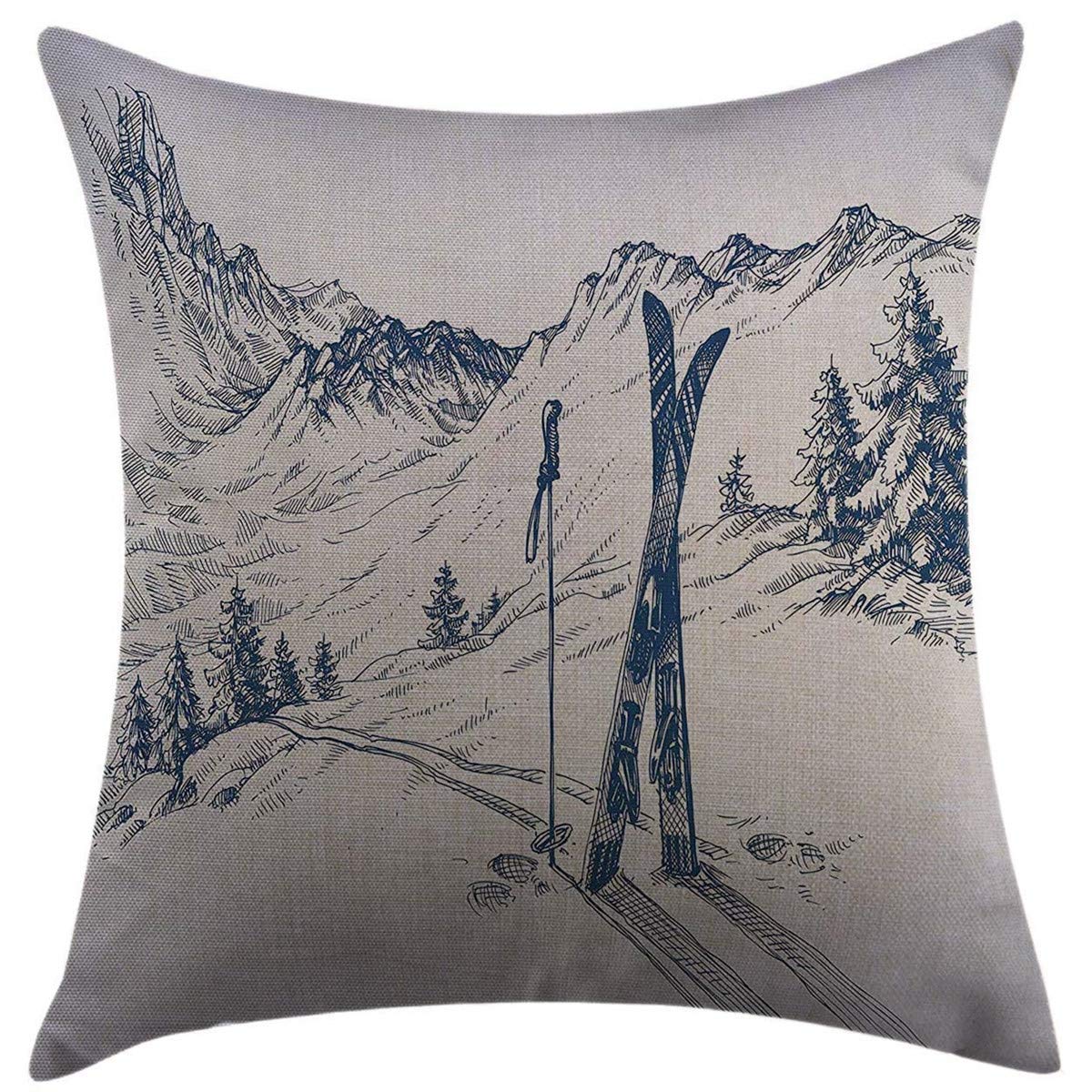 Mugoddecorative Throw Pillow Cover For Couch Sofa Home Decor