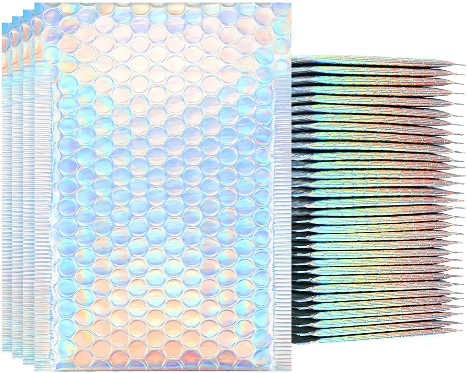 30 buste imbottite con chiusura automatica buste imbottite con bolle postali laser a bolle d'aria da 30 pezzi buste for imballaggio laser for libri per posta(25 * 30cm)