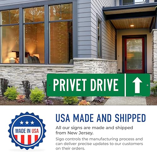 Miniatura 6 de Custom Directional Sign, Personalized Direction Arrow Sign For Christmas, 18x4 Inches, ACM, Fade Resistant, Made in USA by Sigo Signs