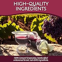 Vista 4 de TrueVine Juego de tazas de comunión y obleas de cáliz – Tazas precargadas con pan fresco sin levadura y jugo de uva – Elementos cuidadosamente