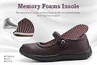 Vista 4 de JABASIC Zapatos de uniforme escolar Mary Jane para niña