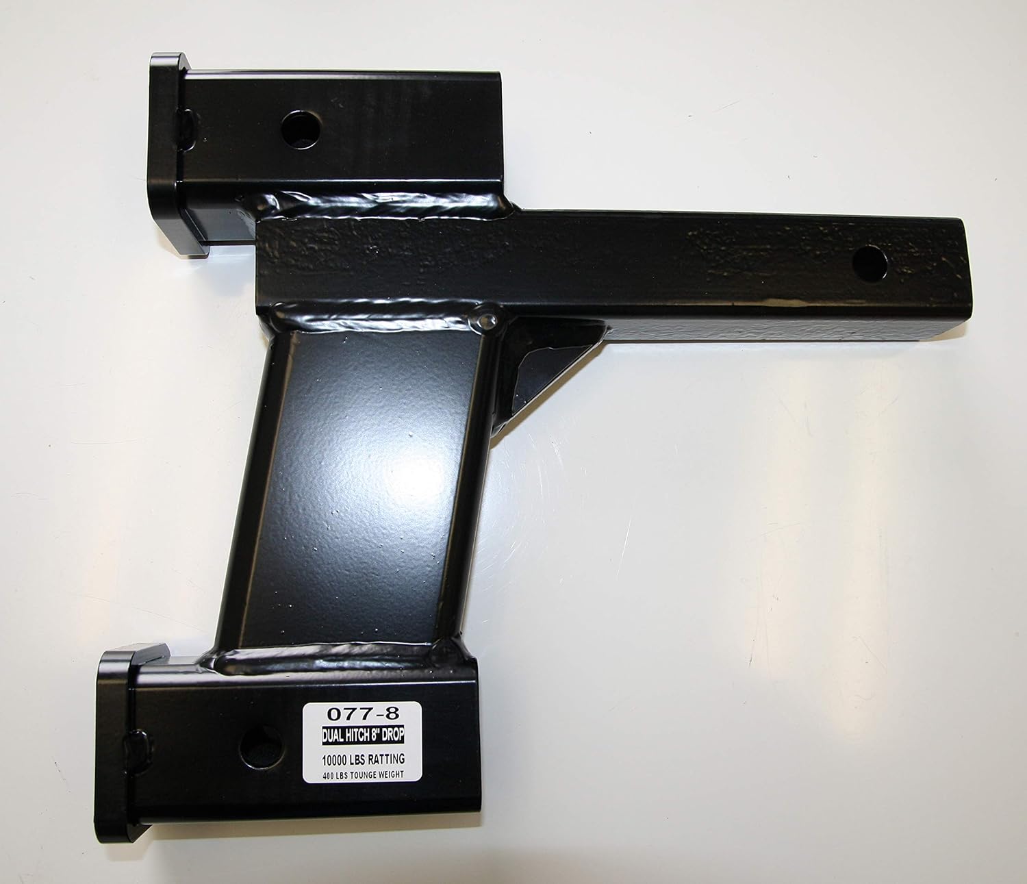 ROADMASTER 0778 Dual Hitch 2 Inch Receiver with 2 Inch and 8 Inch