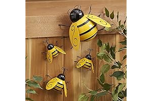 Yungeln Metal Bumble Bee Wall Decor