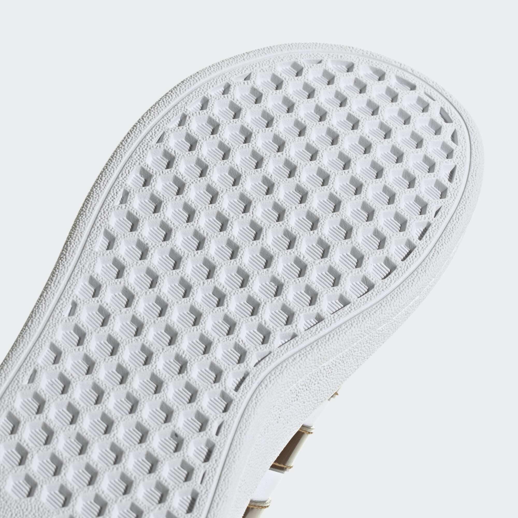 Adidas Grand Court Sustainable Lifestyle Court Elastic Lace and Top Strap Shoes Chaussures - Low (Pas de Football) Mixte Enfant