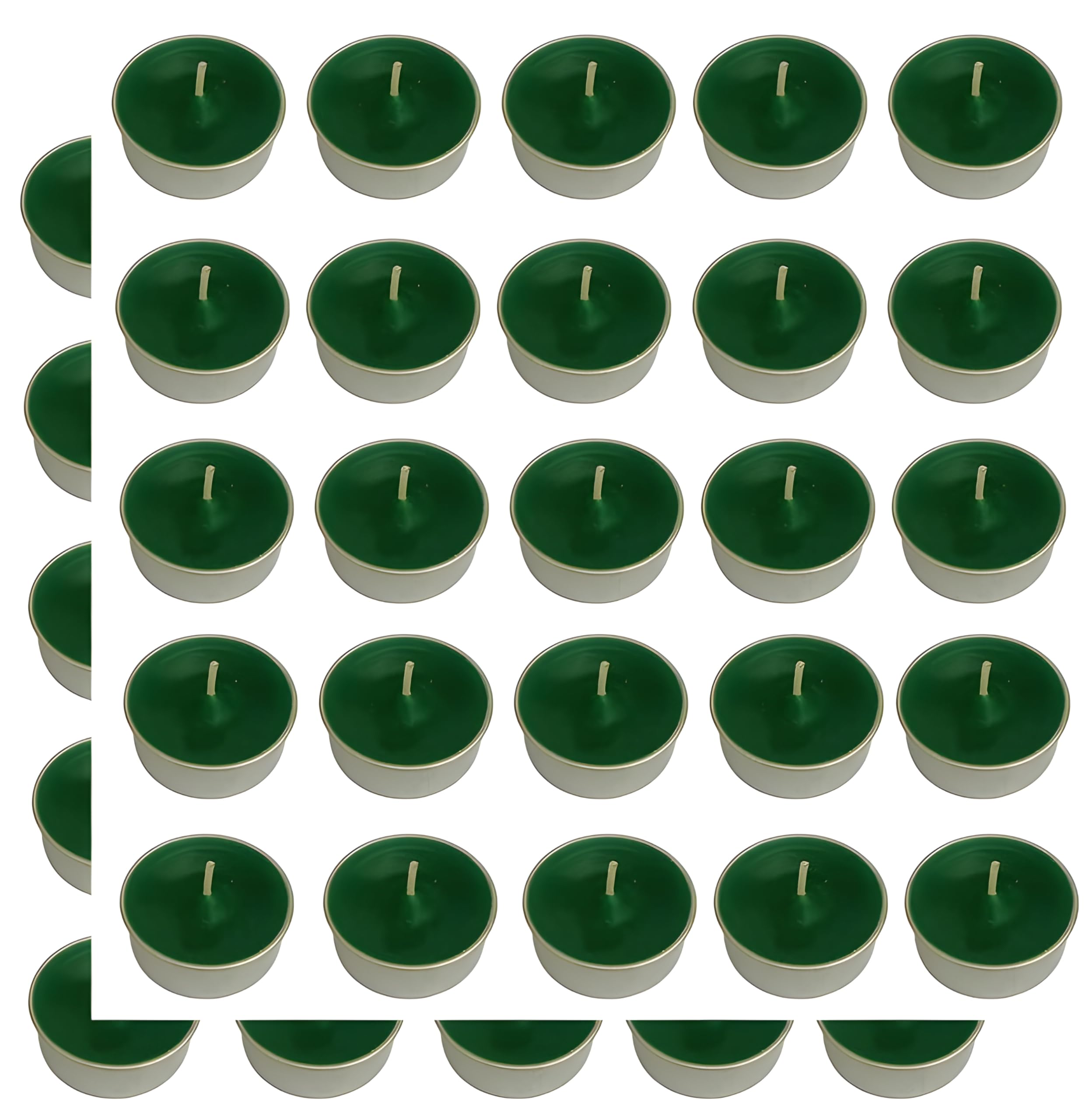 Pure Indian Candle Handmade Citronella and Camphor Fragrance Green Solid Tea Light Candle (Pack of 50) PICTL202243-image-39