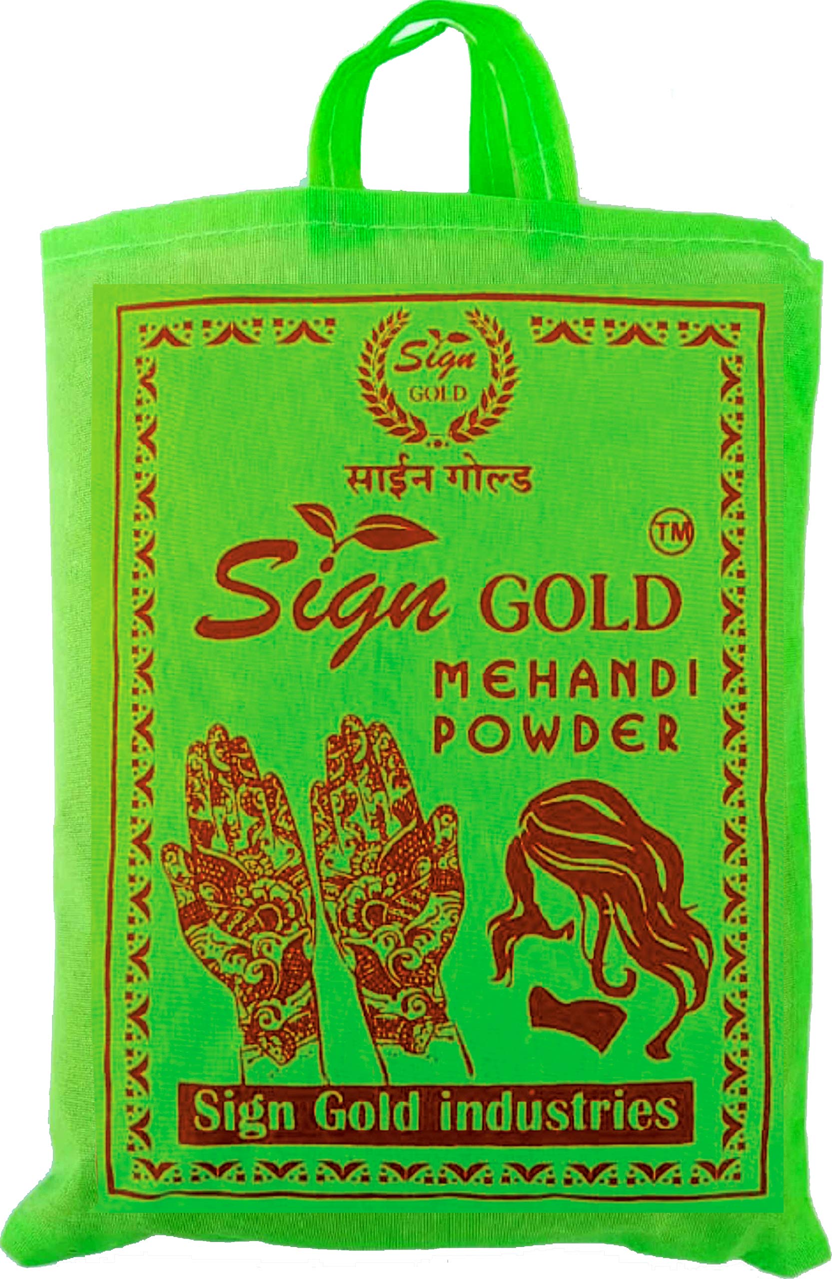 Sign Gold 100% Pure Natural And Herbal HENNA Mehandi Powder for Hair and Hand (Cloth filtered), 3KG