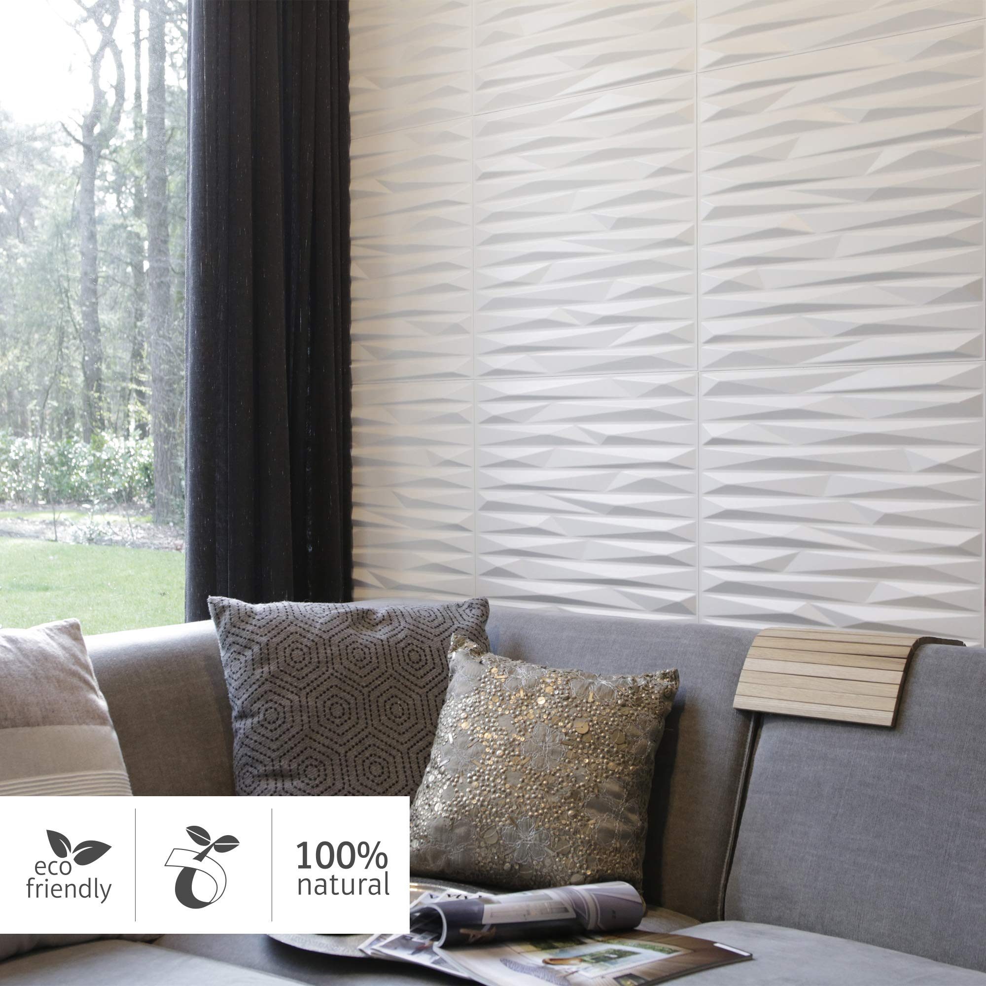 WALPLUS Wall 3D Panels 50x50 Cm - 12 Boards (for 3 Sqm2) Kitchen Decor - View #5