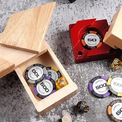 Miniatura 4 de Paquete de 2 cajas de rompecabezas de San Valentín, caja de madera mágica imposible de cola de milano, caja de dinero secreta, mini rompecabezas 3D,