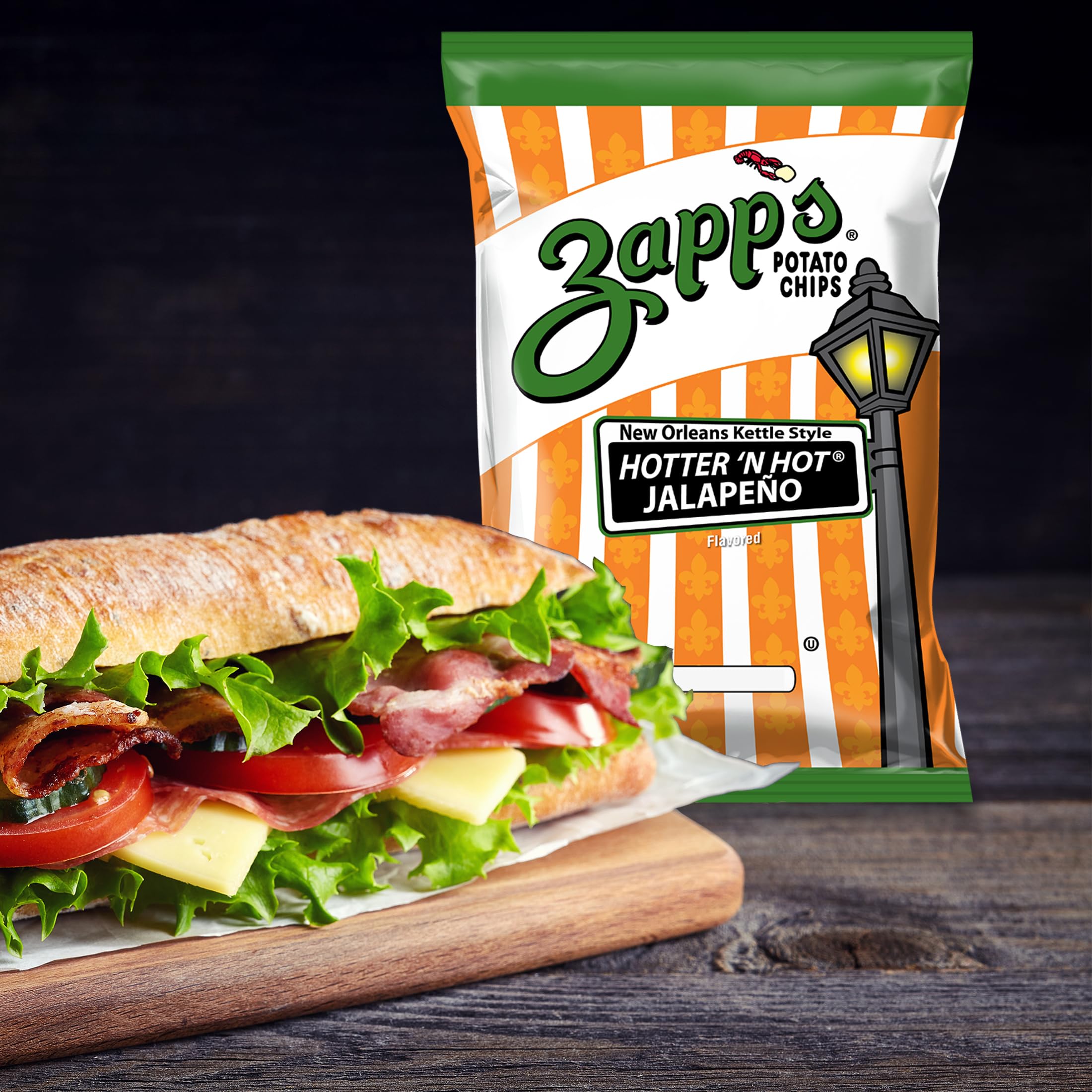 Amazon.com: Zapp's New Orleans Kettle-Style Potato Chips Hotter n
