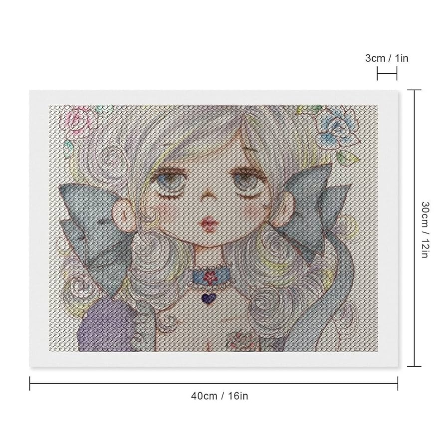 Amazon | 水森亜土 挿し絵 (6) アニメ 5D ダイヤモンドアート