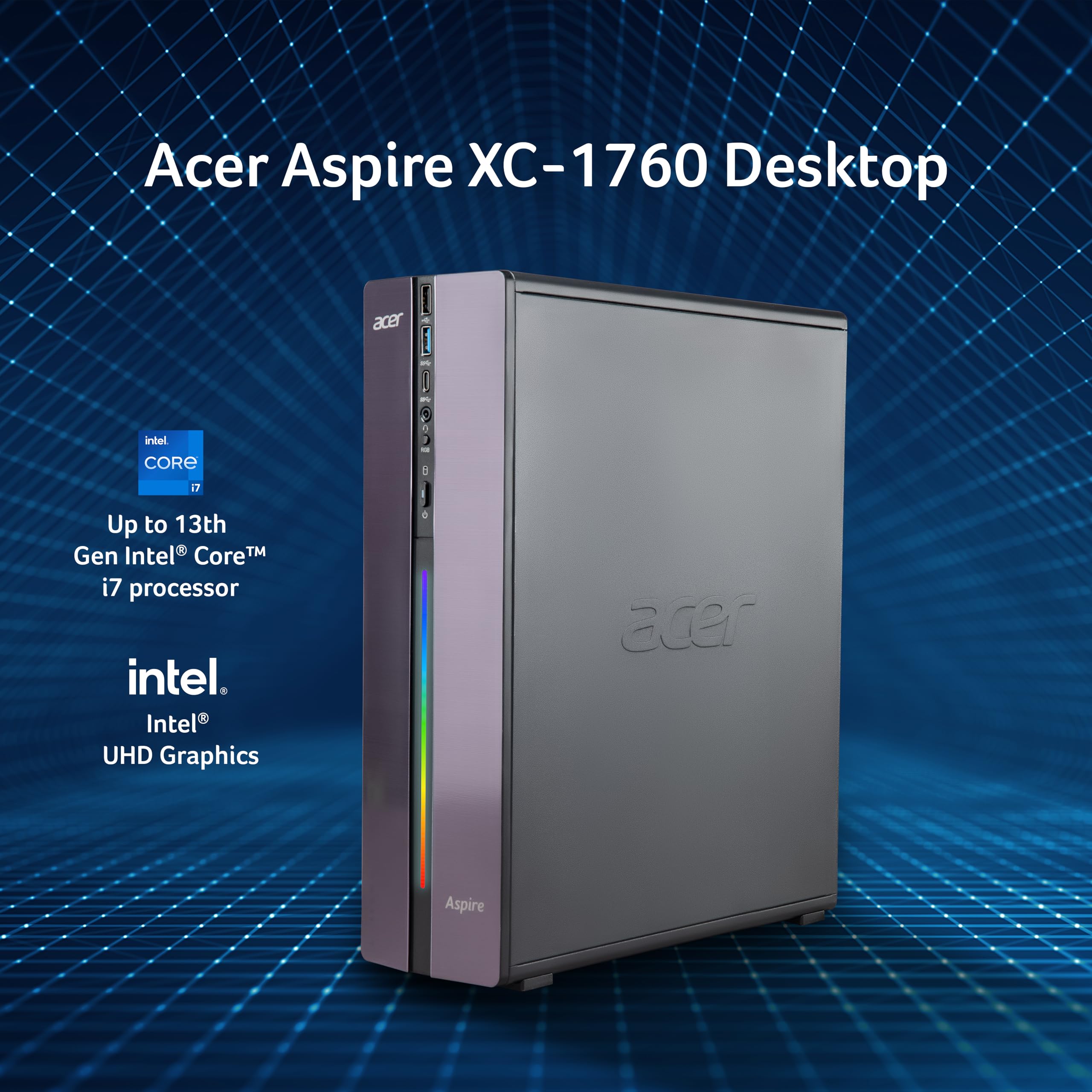 Acer Aspire XC-1760 Core i7 12700 Processor Desktop (Windows 11