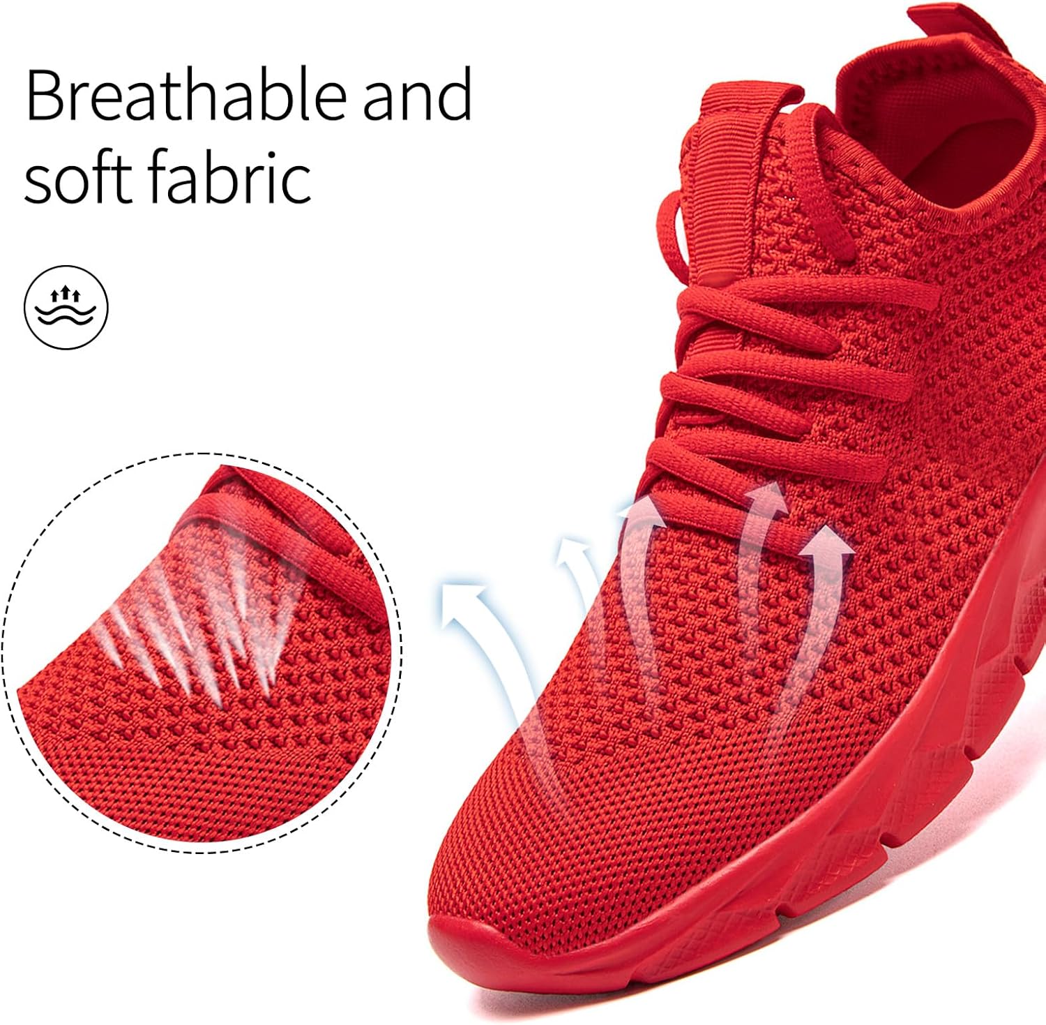 Womens Walking Shoes Running Tennis Sneakers Non Slip Gym Workout Athletic Lightweight Comfortable Fashion Sport Mesh Casual Shoe - Image 6