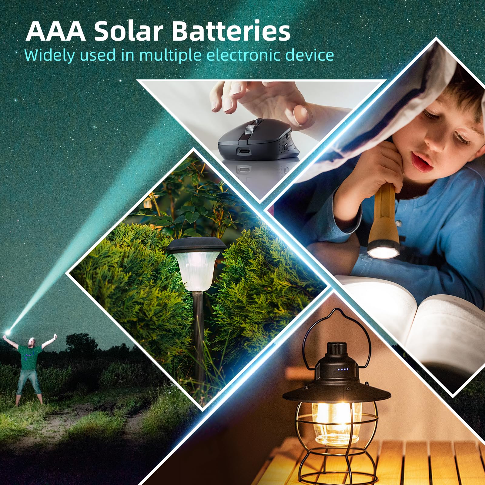 PKCELL Batterie rechargeable AAA 300 mAh NI-MH 1,2 V lot de 4