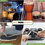 2/4/6/12 Pairs Drum Sticks, 5A Drum Sticks, Oval Wood Tip Drum Stick for Drums, Non-slip Drum Stick for Jazz Drum Electronic Drums Musical Instrument Percussion (5A, 2 Pairs)