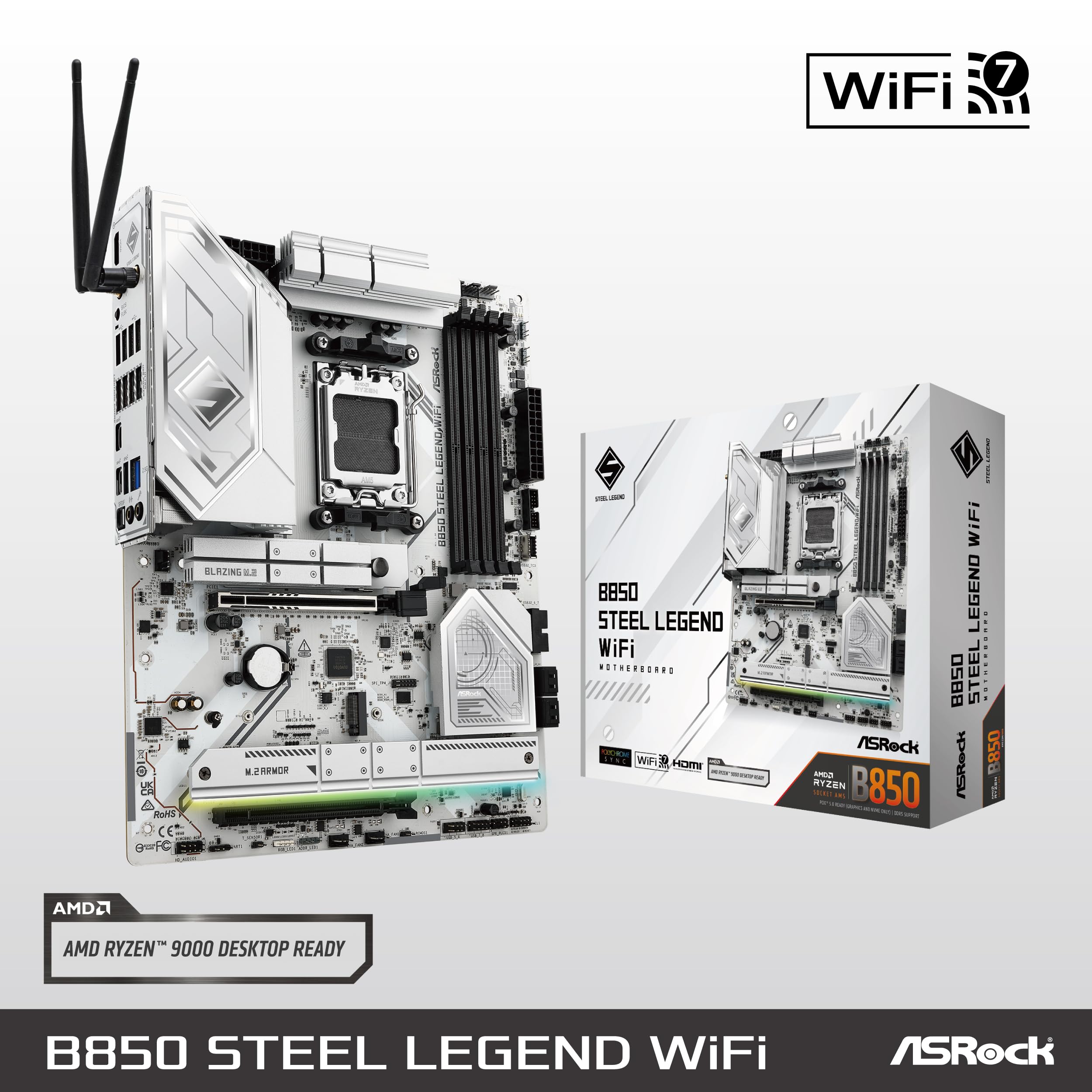 マザーボード ASRock B650 WD_Black SN850X 2TB DDR5 32G ASRock > B850M-X