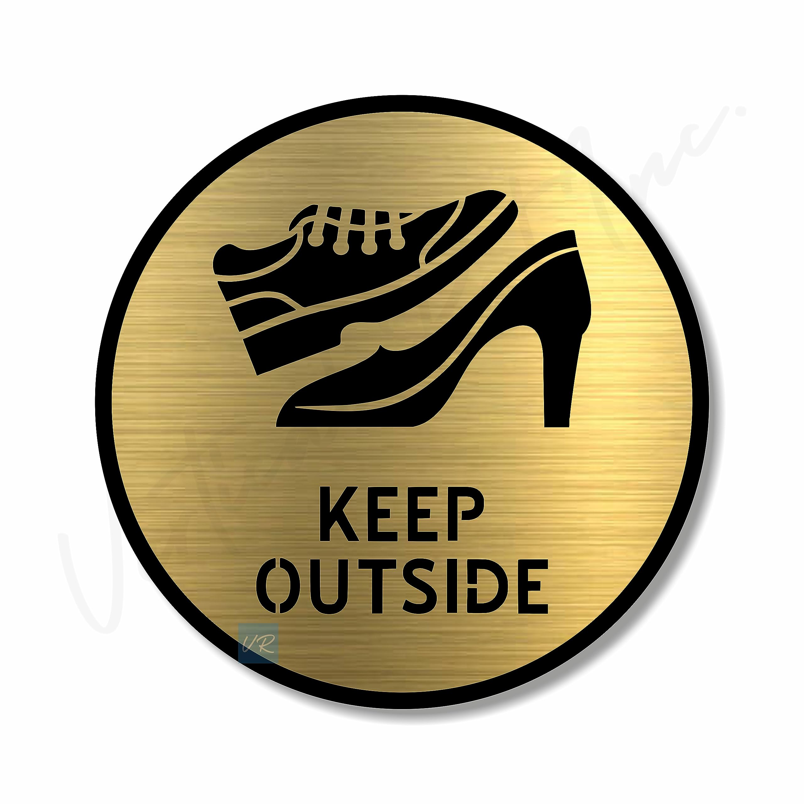 PREMIUM BRUSH GOLD KEEP OUTSIDE