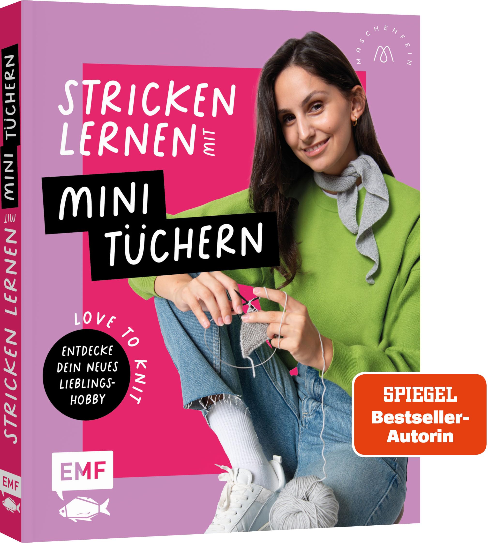 Love to knit: Stricken lernen mit Mini-Tüchern von @maschenfein: Dein neues Lieblings-Hobby - mit Strickprojekten, die du wirklich tragen willst | Moderne Strickschule für Einsteiger*innen
